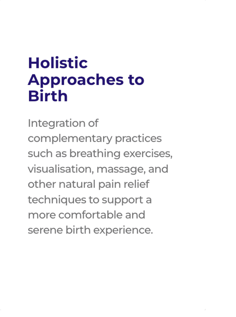 Holistic Approaches